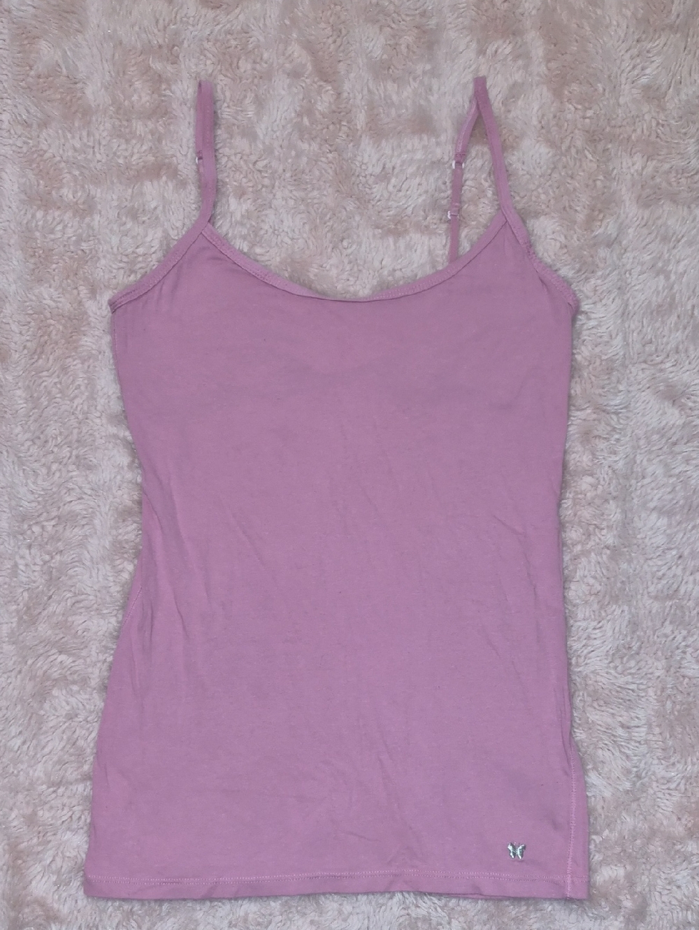 Aeropostale Light Pink Adjustable Spaghetti Strap Tank